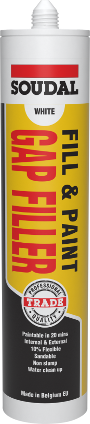 Soudal Decorators Caulk Gap Filler White 300ml Pack Of 24 - View #3