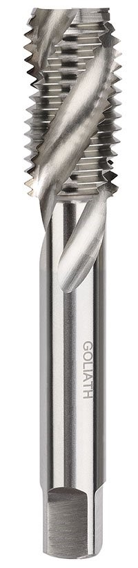Goliath M6 x 0.75 ISO2 HSS Spiral Flute Tap 2 Flutes 6MM 